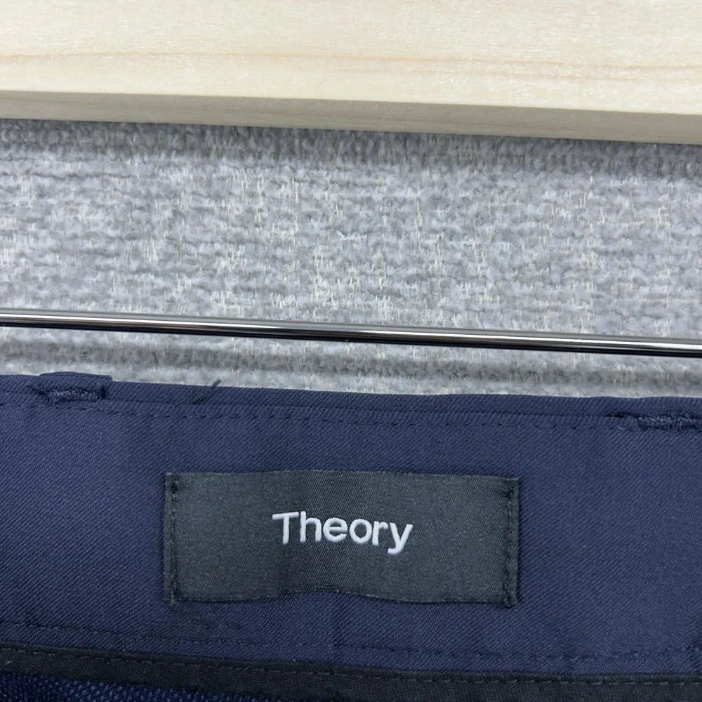 Theory Chino Shorts Men Size 40 Dark‎ Blue Casual Preppy